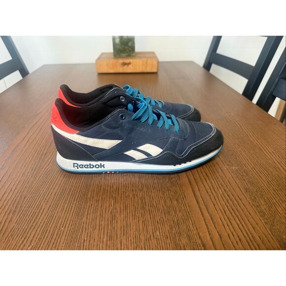 Reebok Classic Navy/Orange - Picture 6 of 7